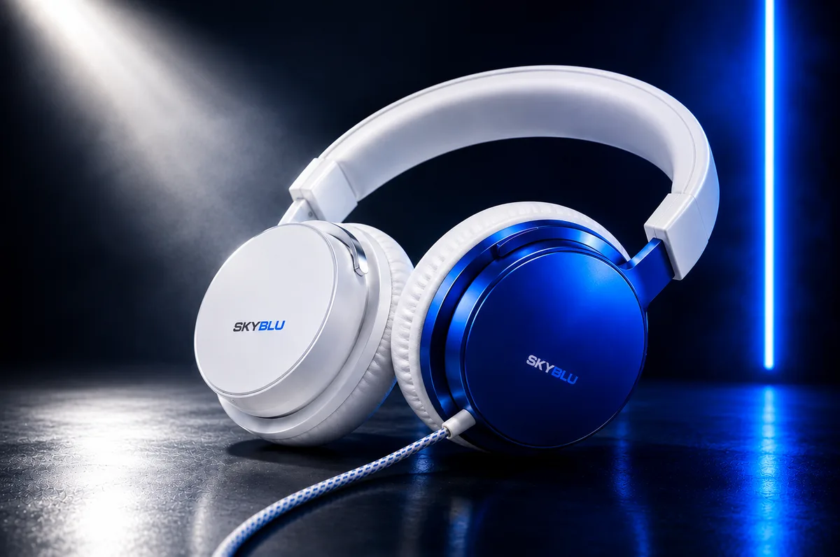 Dual Headphones — AI visualisation